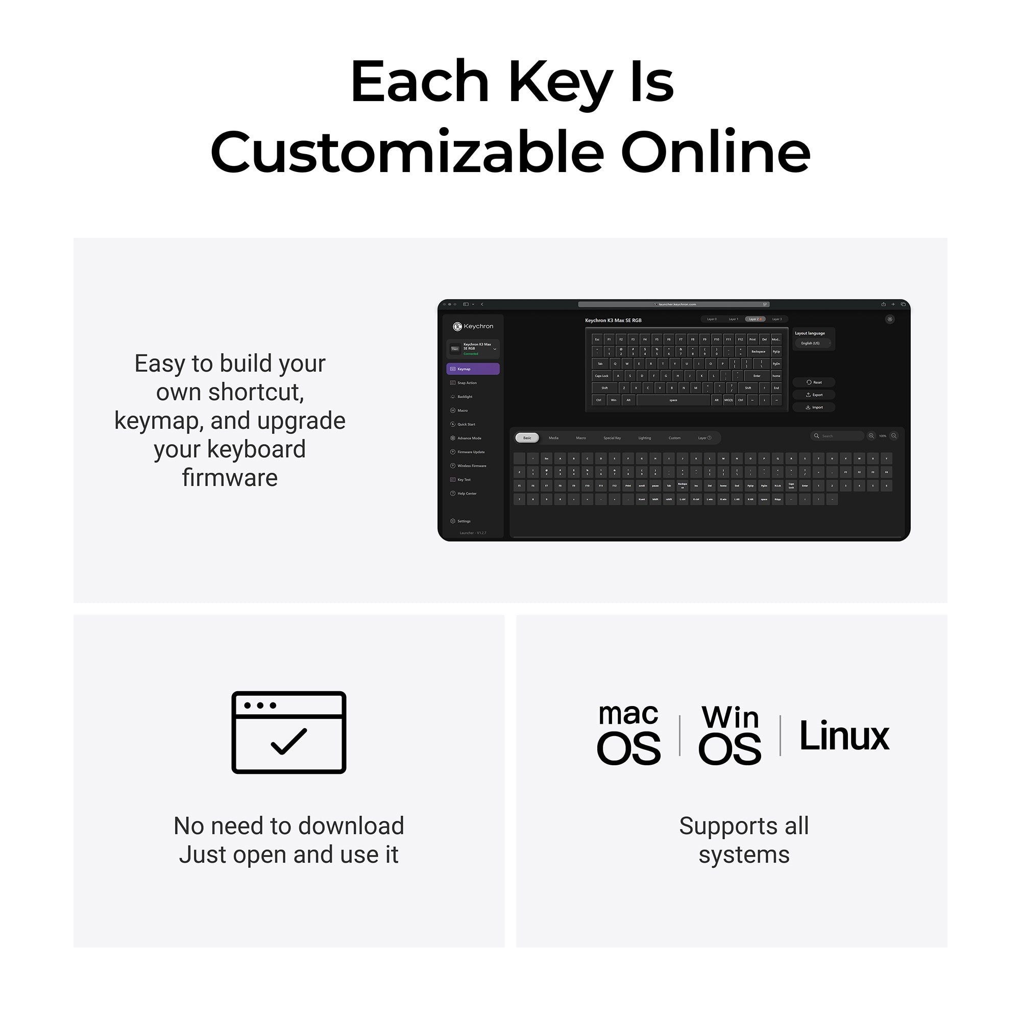 Keychron K3 Max SE QMK Wireless Custom Mechanical Keyboard