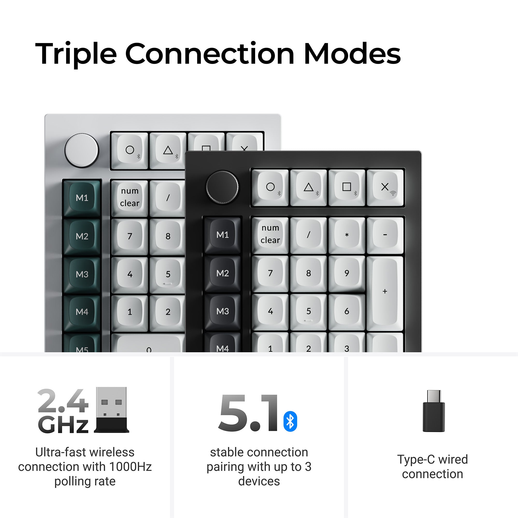 Keychron Q0 HE QMK Wireless Custom Number Pad